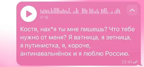 Я ватница и путинистка
