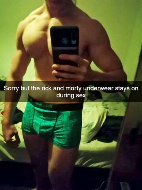 Rick and Morty Underwear Stays On