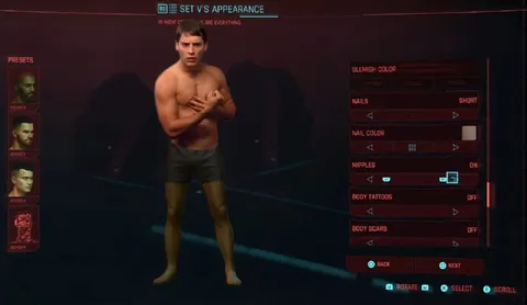 Cyberpunk Character Customization