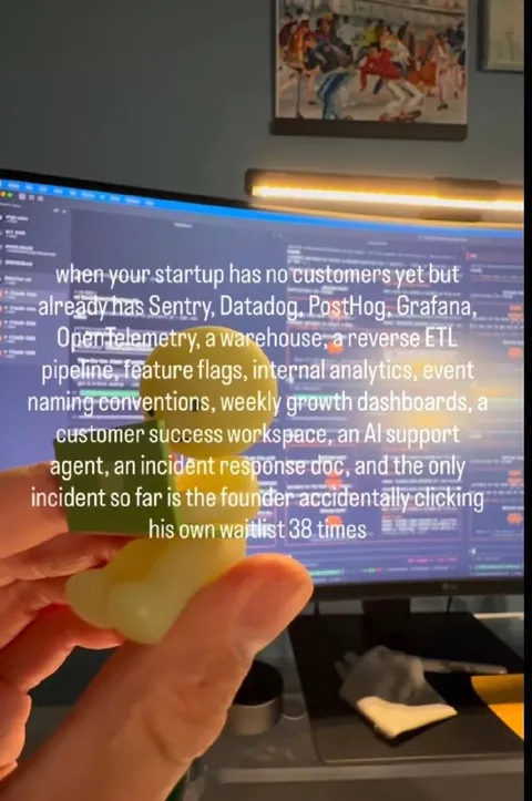 Startup With Everything Except Customers