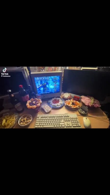 Heroes III Feast Gaming Setup