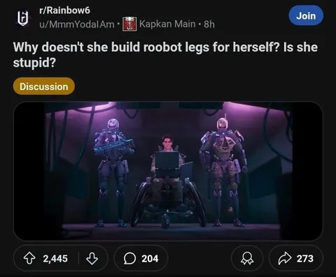 Why Doesn’t She Build Robot Legs?