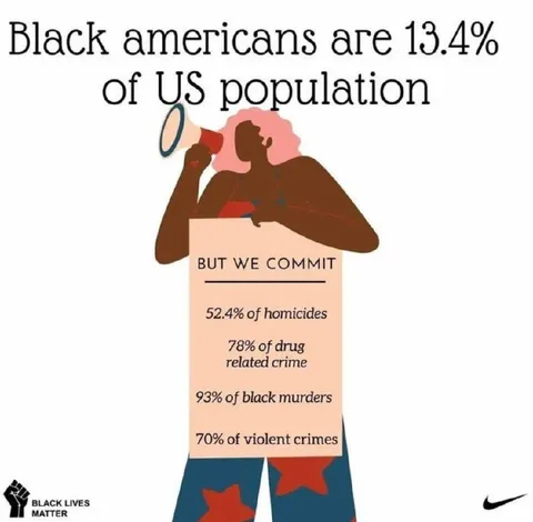 Black Americans Crime Statistics Meme