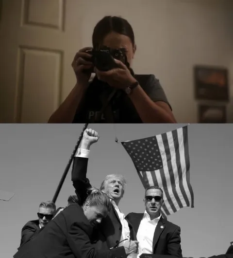 Питер Паркер фотографирует Трампа