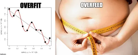 Overfit Versus Overeating