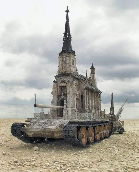 Церковь на танковых гусеницах