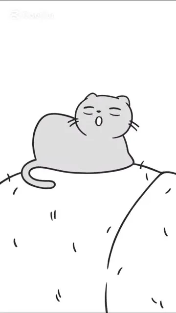 Кот поёт рядом со спящим