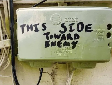 This Side Toward Enemy Box