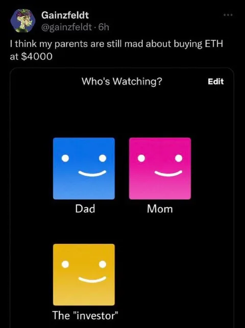 Parents Mad About ETH Purchase