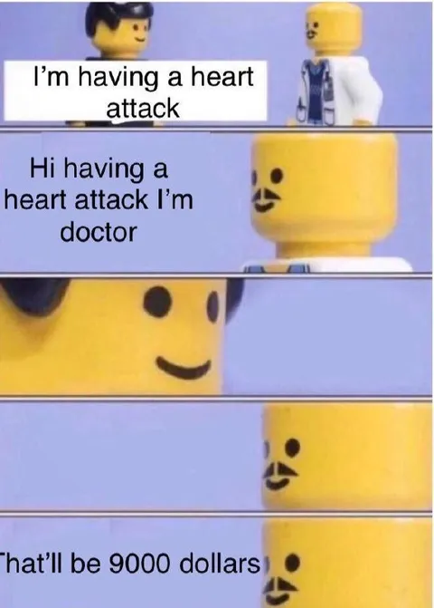 Lego Heart Attack Doctor Bill