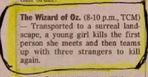 The Wizard of Oz Kills Again