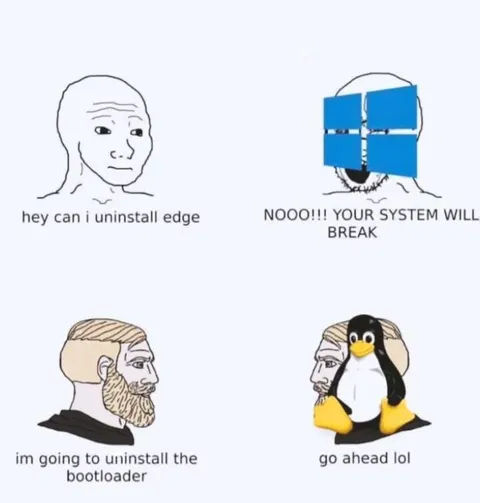 Uninstall Edge and Bootloader