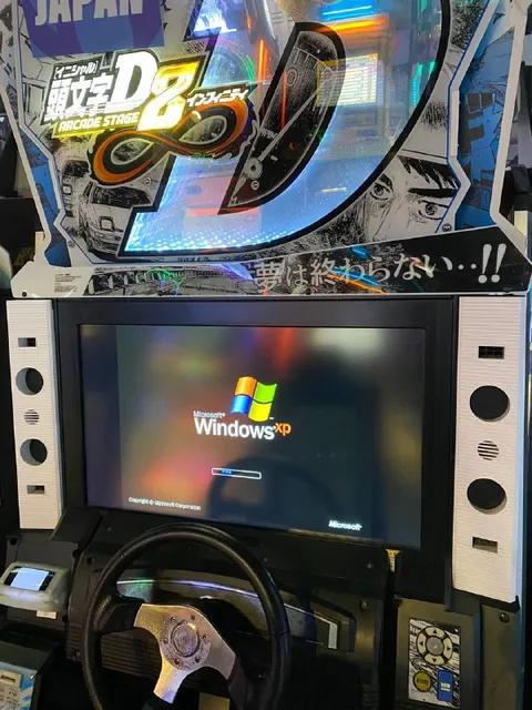 Windows XP Initial D arcade
