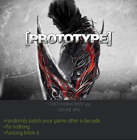 Prototype Patch Breaks Everything