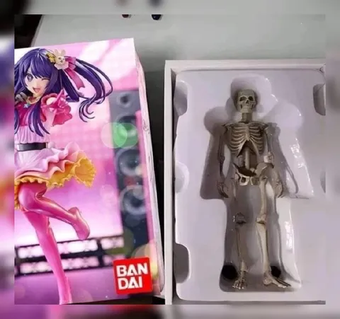 Anime Idol and Skeleton Figures