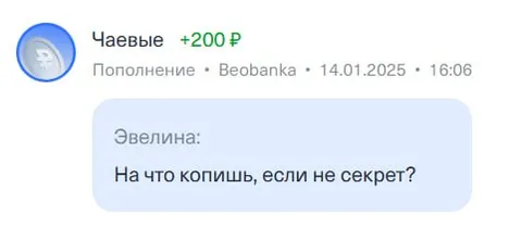 На что копишь, если не секрет