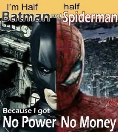 Half Batman Half Spider-Man
