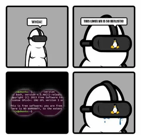 Linux VR Too Realistic