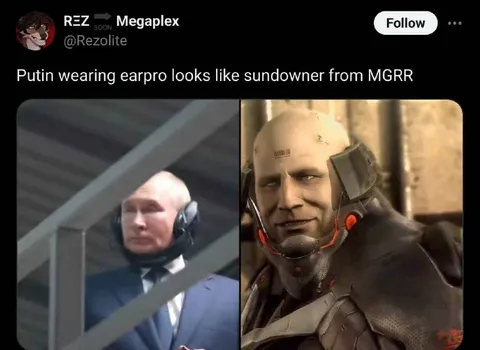 Putin Looks Like Sundowner