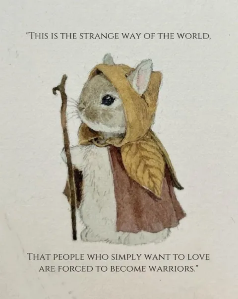 Mouse Forced to Become a Warrior