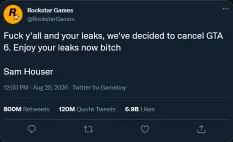 Rockstar Cancels GTA 6
