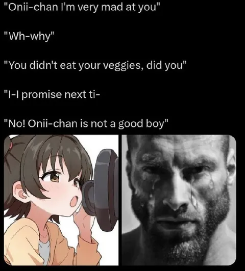 Onī-chan Didn’t Eat His Veggies
