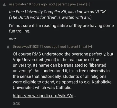 Free University Compiler Kit