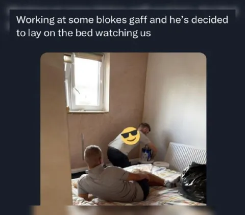 Bloke Lying on the Bed