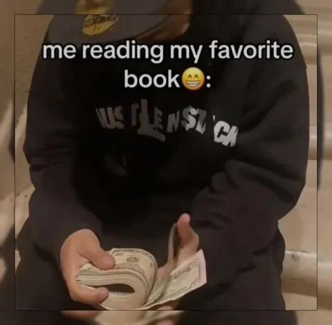 Reading My Favorite Book