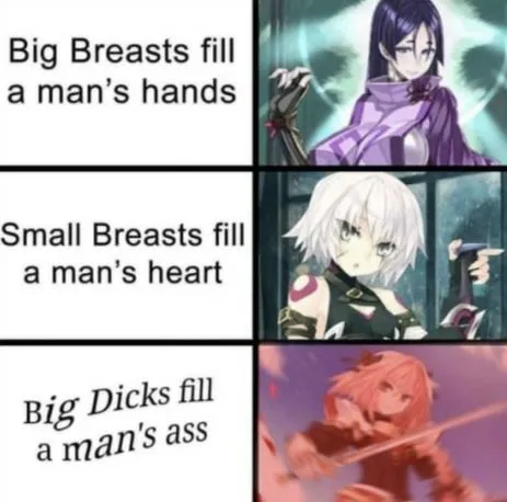 Big Breasts Fill a Man's Hands