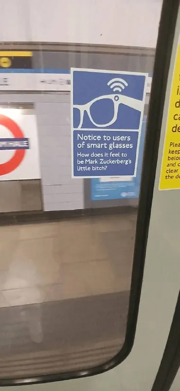 Smart Glasses Mark Zuckerberg Sign