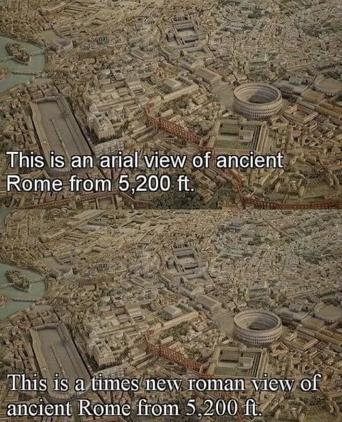 Ancient Rome Font Joke