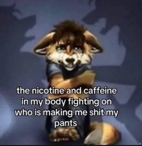 Nicotine and Caffeine Fighting