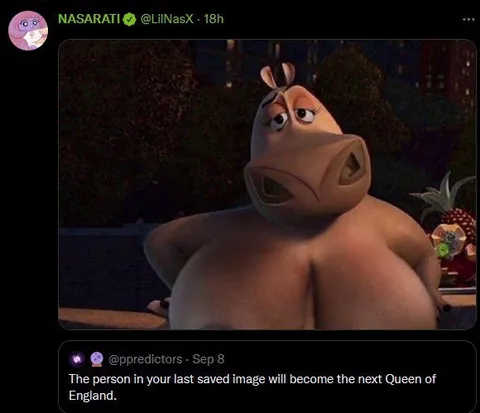Gloria Becomes Queen of England