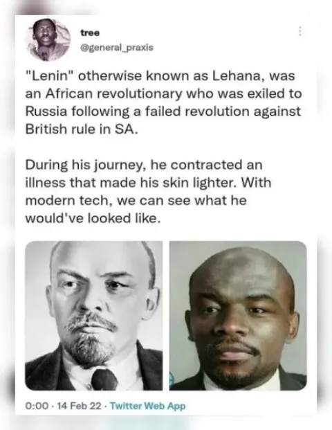 Lenin Skin Lightening Joke