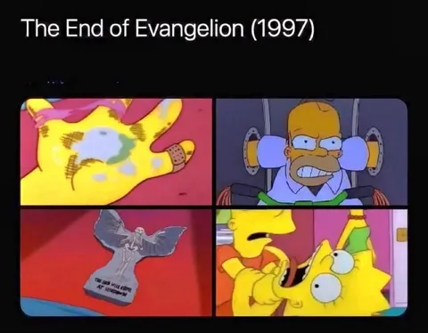 The End of Evangelion Simpson Crossover