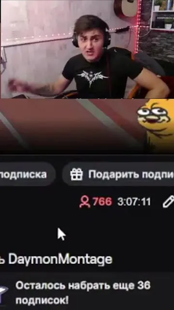 Стример почти набрал подписчиков