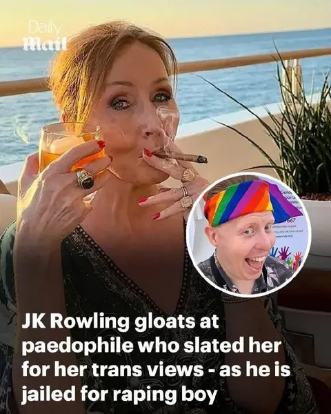 JK Rowling gloats at jailed critic
