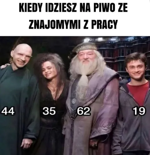 Piwo ze znajomymi z pracy