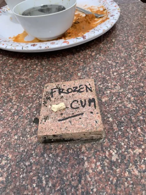 Frozen Cum on a Brick