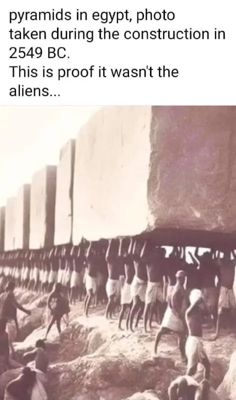 Pyramids Were Built by Humans