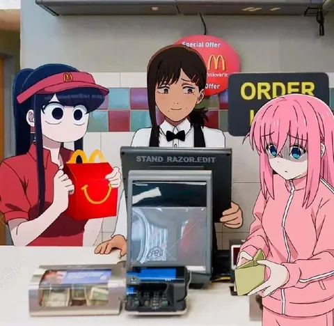 Bocchi Orders McDonald's
