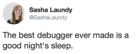 A Good Night’s Sleep Debugger