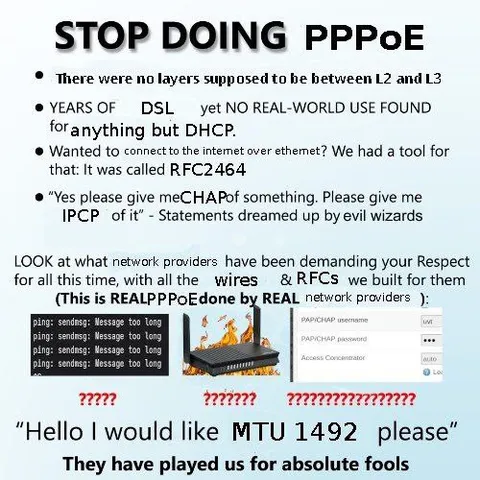 Stop Doing PPPoE