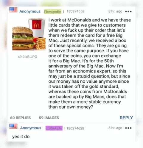 Big Mac Coins Stable Currency