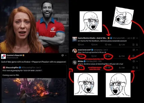 Domino's God of War Feedback