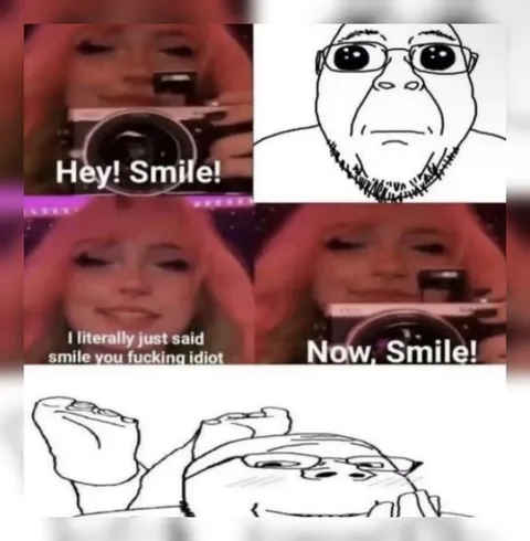 Now Smile Camera Meme
