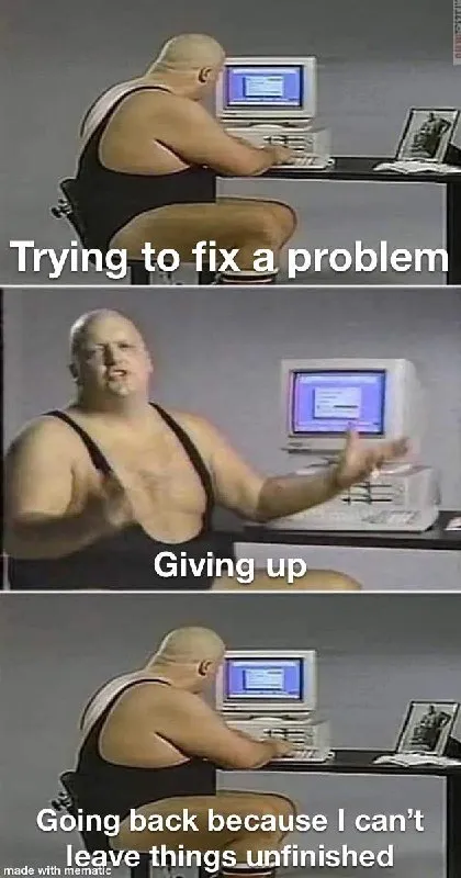 Trying to Fix a Problem