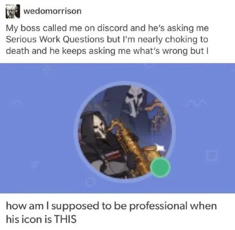 Boss Has a Weird Discord Icon