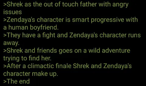 Shrek Zendaya Adventure Plot